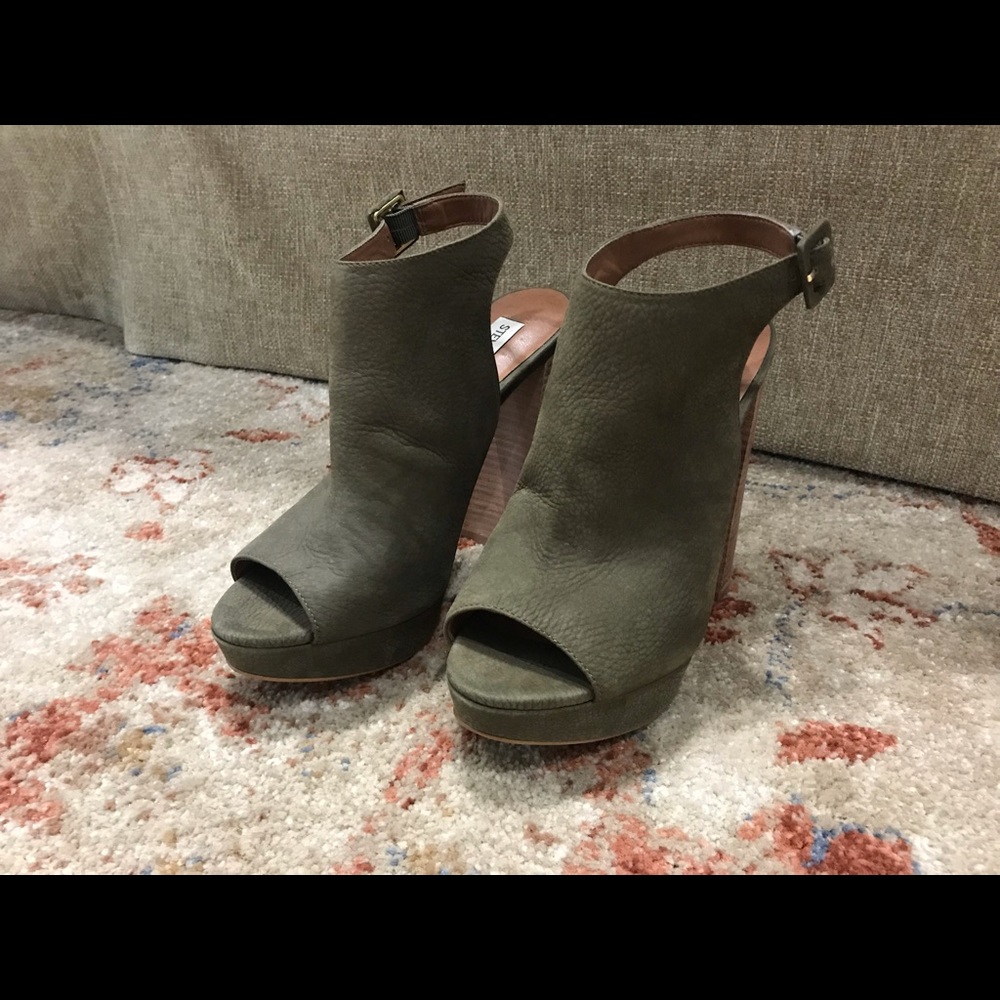 Steve Madden block heel slide in mule
